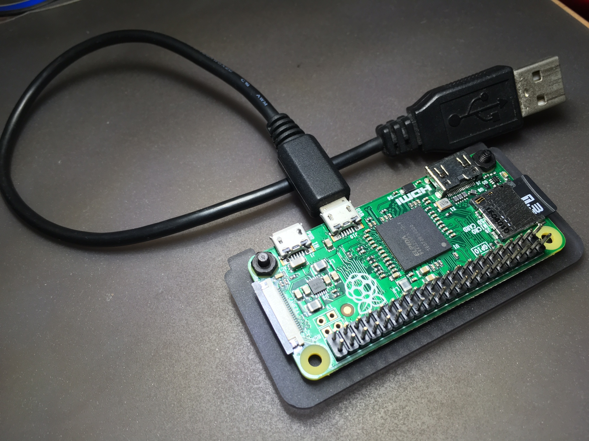 raspberry pi zero w セットアップ usb-lan